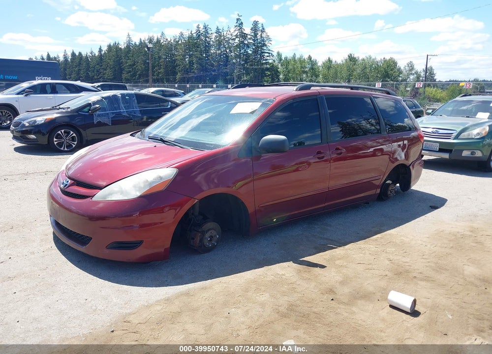 2008 TOYOTA SIENNA CE/LE VIN: 5TDZK23C88S138896