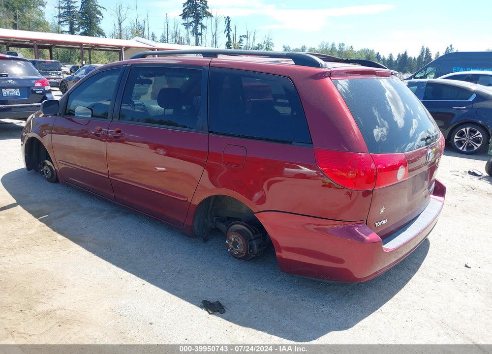 2008 TOYOTA SIENNA CE/LE VIN: 5TDZK23C88S138896