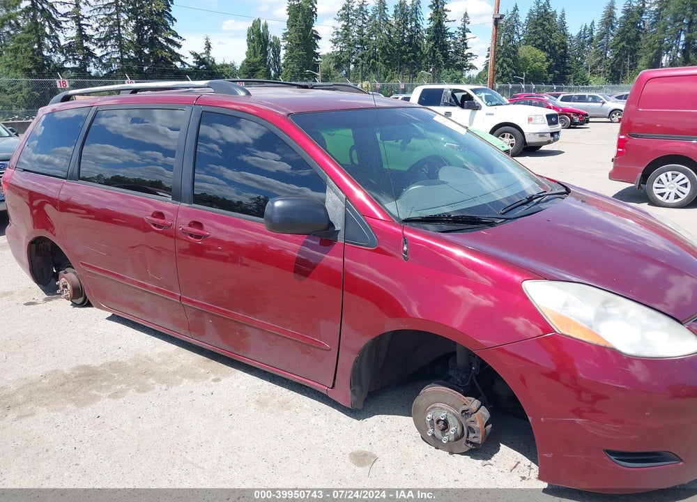 2008 TOYOTA SIENNA CE/LE VIN: 5TDZK23C88S138896