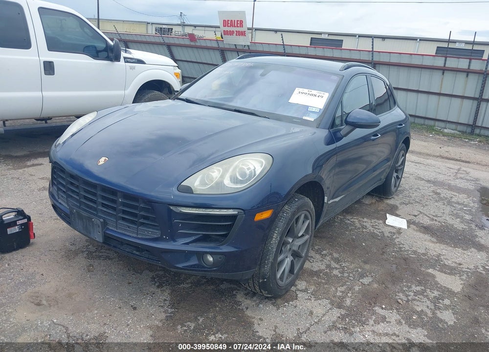 2015 PORSCHE MACAN S VIN: WP1AB2A58FLB67281