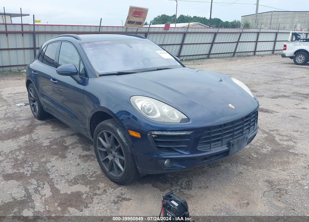 2015 PORSCHE MACAN S VIN: WP1AB2A58FLB67281