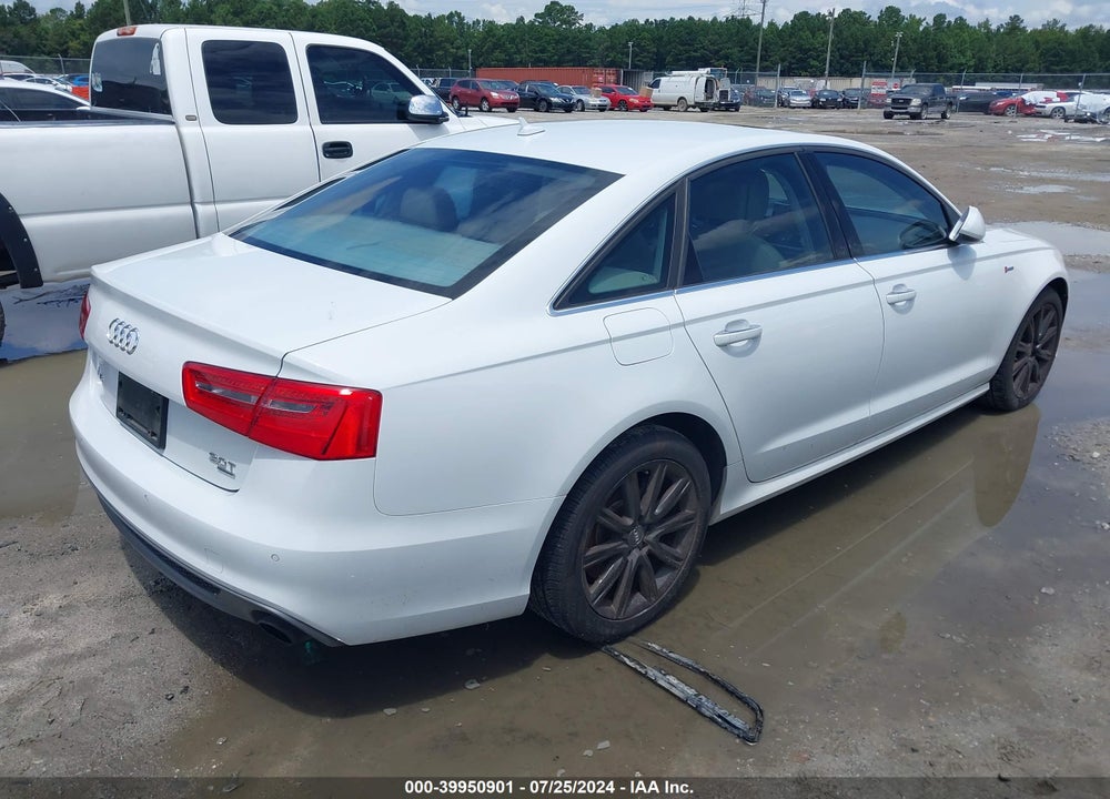 2012 AUDI A6 3.0 PREMIUM VIN: WAUFGAFC0CN042265