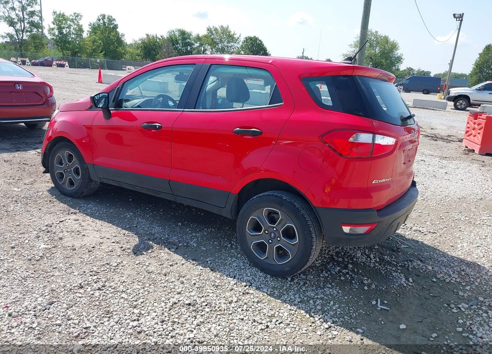 2021 FORD ECOSPORT S VIN: MAJ3S2FEXMC398849