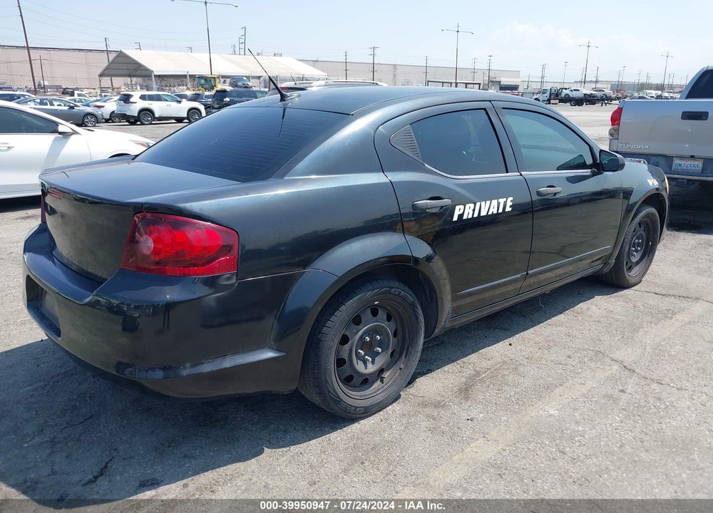 2011 DODGE AVENGER EXPRESS VIN: 1B3BD4FB9BN528754
