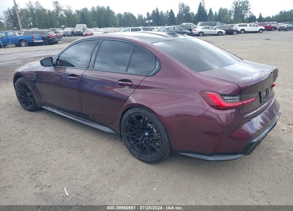 2023 BMW M3 COMPETITION VIN: WBS33AY0XPFP41187