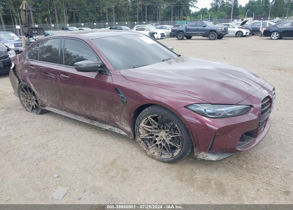 2023 BMW M3 COMPETITION VIN: WBS33AY0XPFP41187