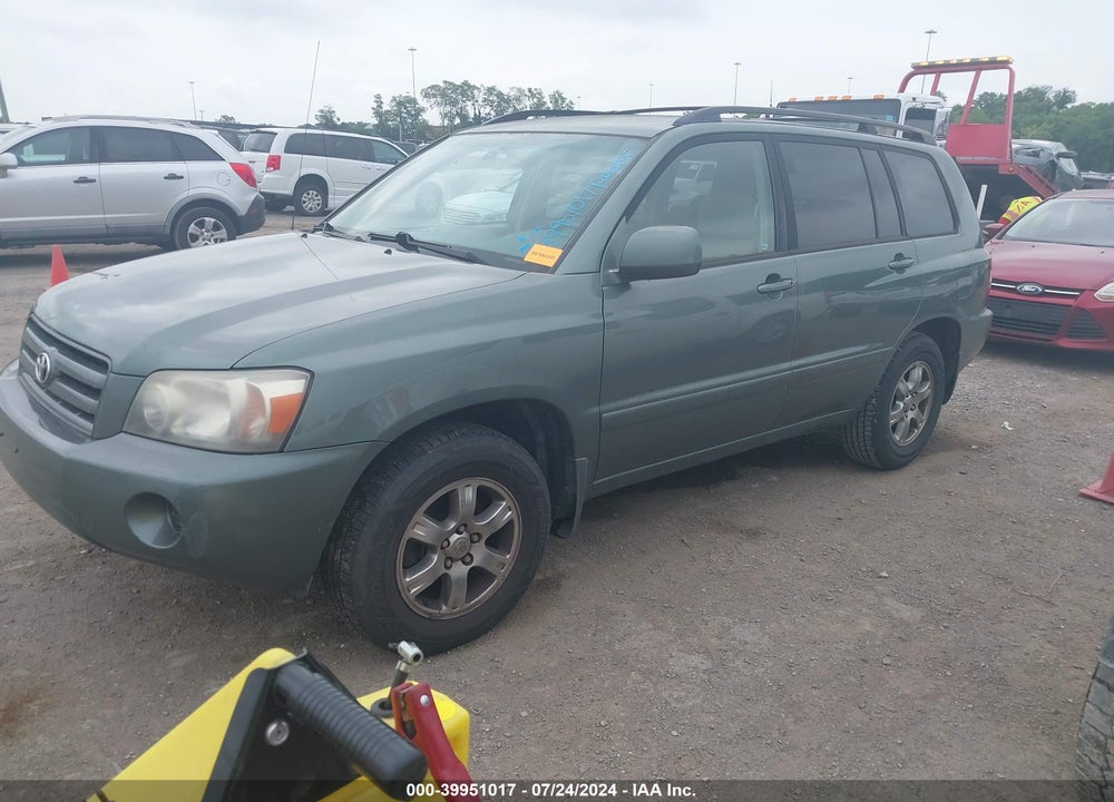 2006 TOYOTA HIGHLANDER V6 VIN: JTEDP21A560111521