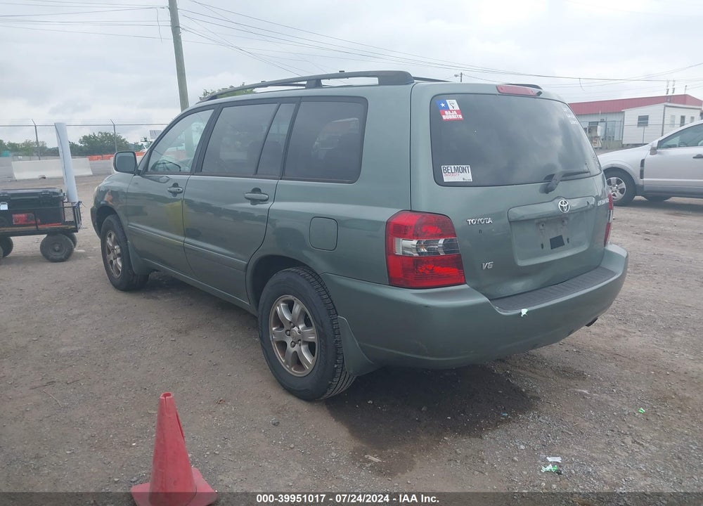 2006 TOYOTA HIGHLANDER V6 VIN: JTEDP21A560111521
