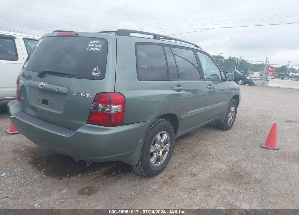2006 TOYOTA HIGHLANDER V6 VIN: JTEDP21A560111521