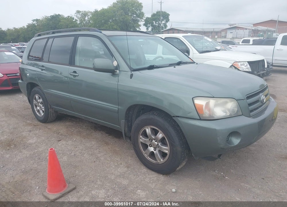 2006 TOYOTA HIGHLANDER V6 VIN: JTEDP21A560111521