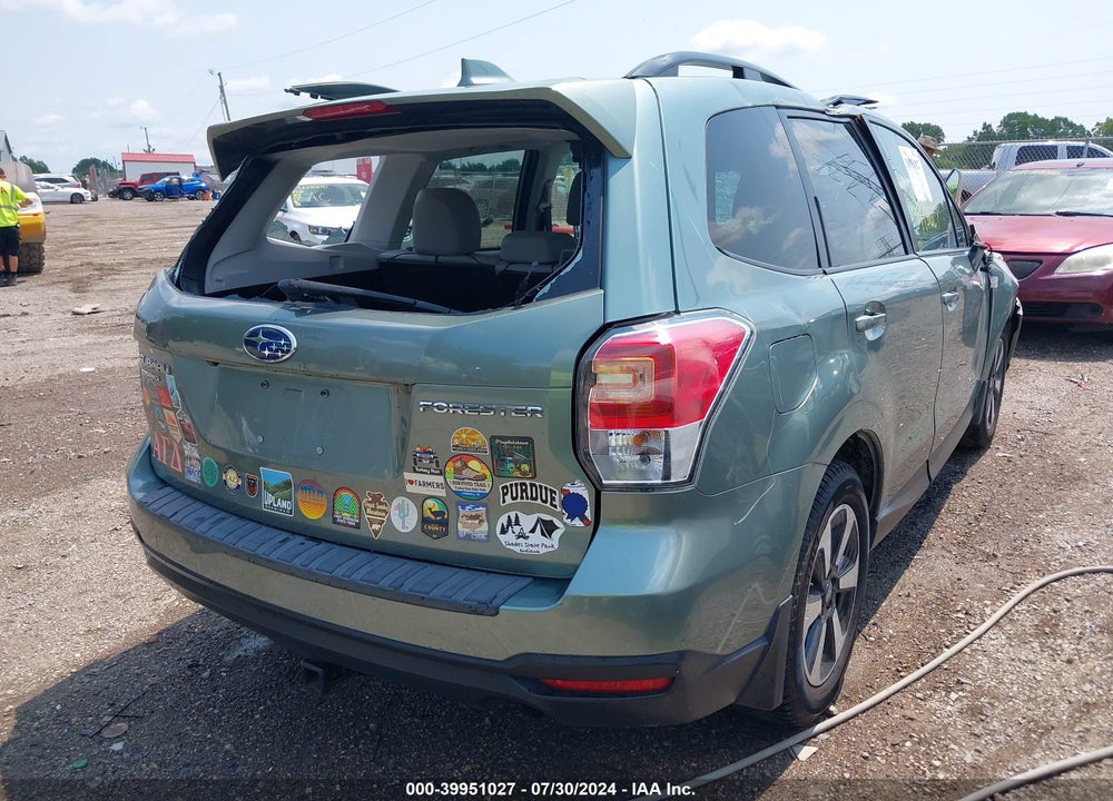 2018 SUBARU FORESTER 2.5I PREMIUM VIN: JF2SJAGCXJH600864