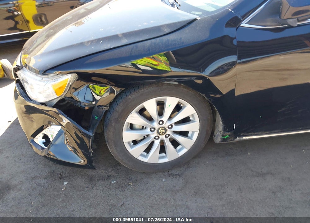 2012 TOYOTA CAMRY XLE V6 VIN: 4T1BK1FK4CU505551