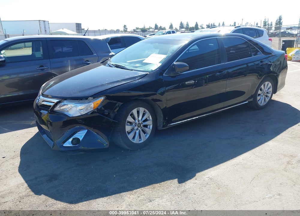 2012 TOYOTA CAMRY XLE V6 VIN: 4T1BK1FK4CU505551