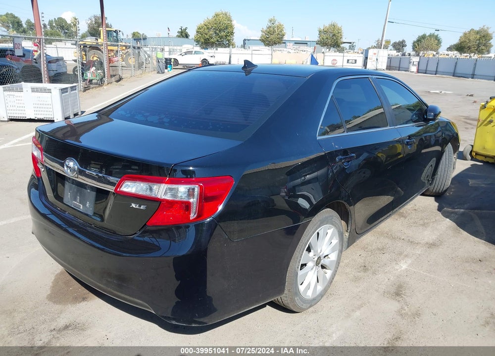 2012 TOYOTA CAMRY XLE V6 VIN: 4T1BK1FK4CU505551