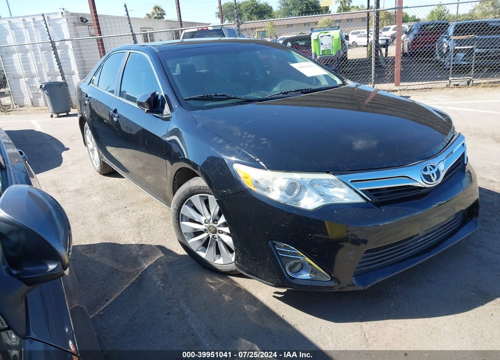 2012 TOYOTA CAMRY XLE V6 VIN: 4T1BK1FK4CU505551