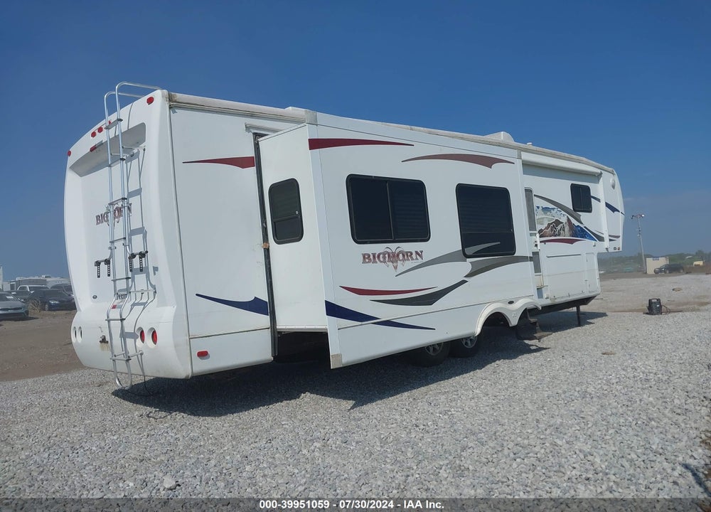 2008 HEARTLAND BIGHORN FIFTH WHEEL VIN: 5SFGF34298E009947