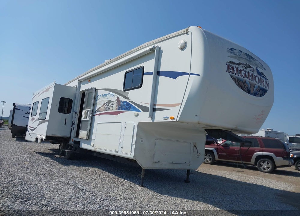 2008 HEARTLAND BIGHORN FIFTH WHEEL VIN: 5SFGF34298E009947
