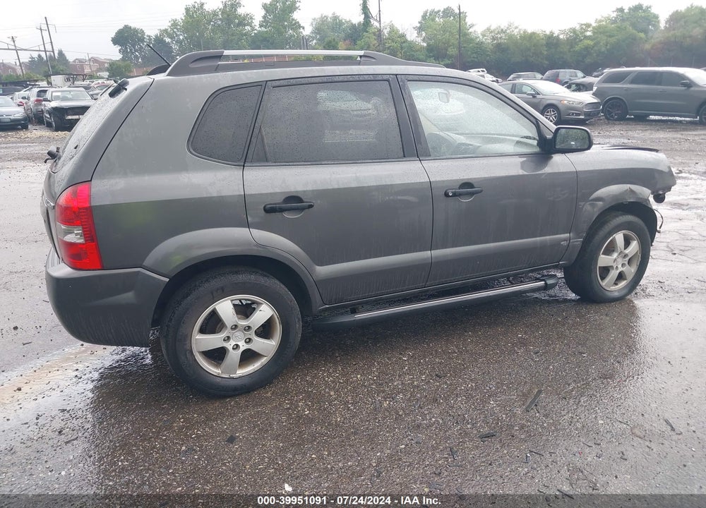 2008 HYUNDAI TUCSON GLS VIN: KM8JM12B68U711473