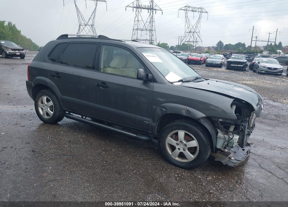 2008 HYUNDAI TUCSON GLS VIN: KM8JM12B68U711473