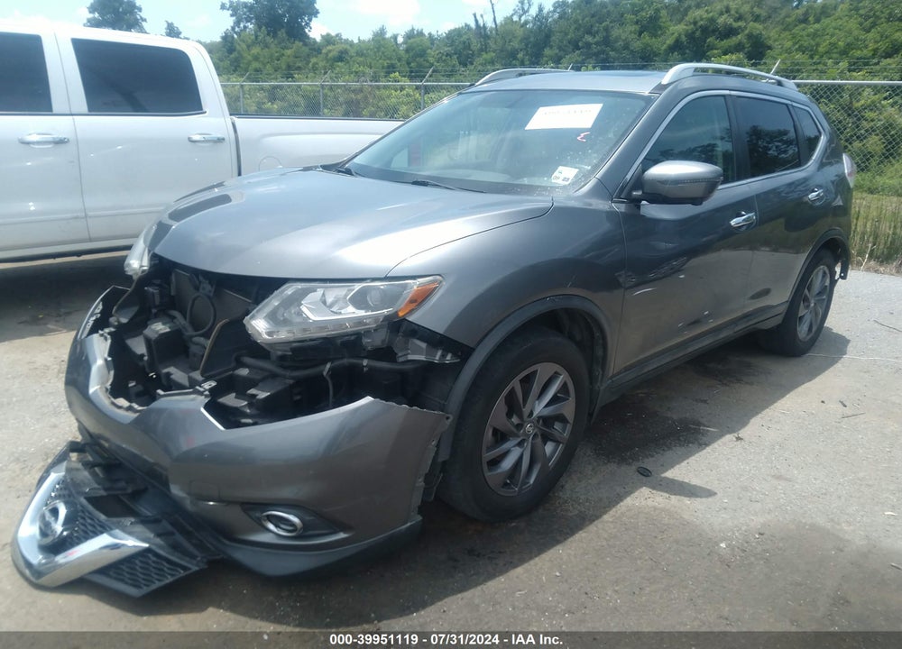 2016 NISSAN ROGUE SL VIN: 5N1AT2MT9GC855599
