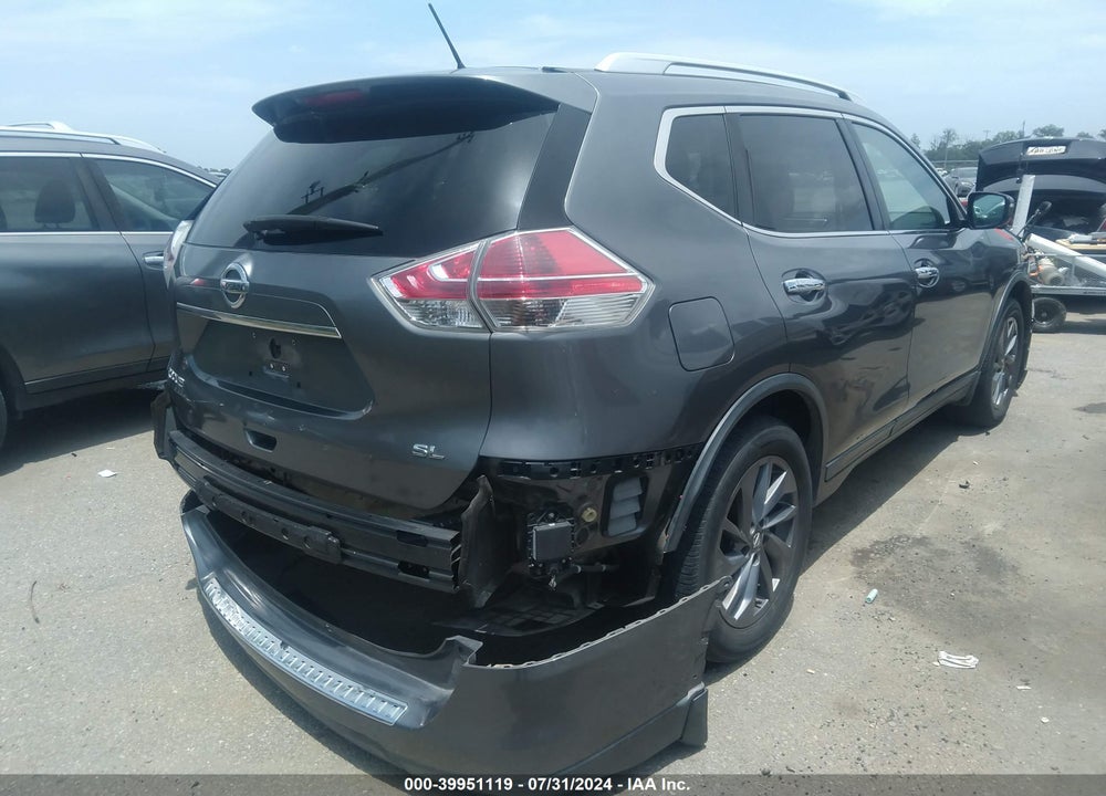 2016 NISSAN ROGUE SL VIN: 5N1AT2MT9GC855599