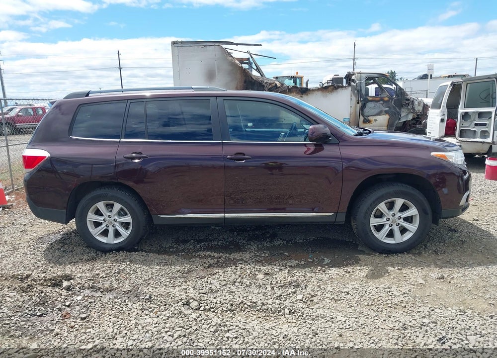 2013 TOYOTA HIGHLANDER SE V6 VIN: 5TDBK3EH5DS226105