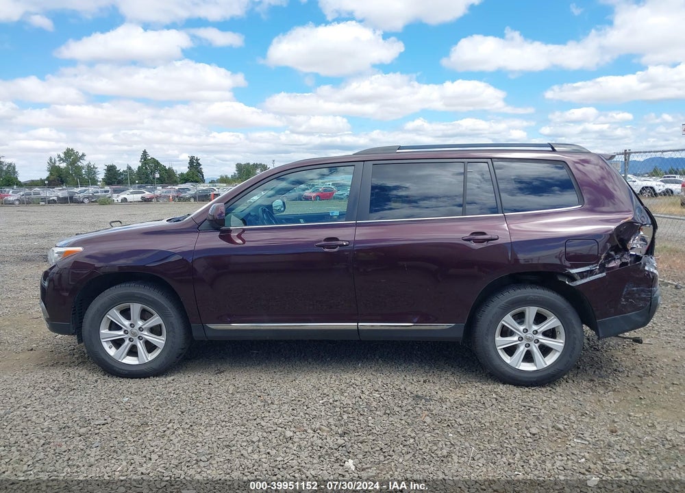 2013 TOYOTA HIGHLANDER SE V6 VIN: 5TDBK3EH5DS226105