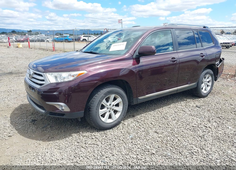 2013 TOYOTA HIGHLANDER SE V6 VIN: 5TDBK3EH5DS226105