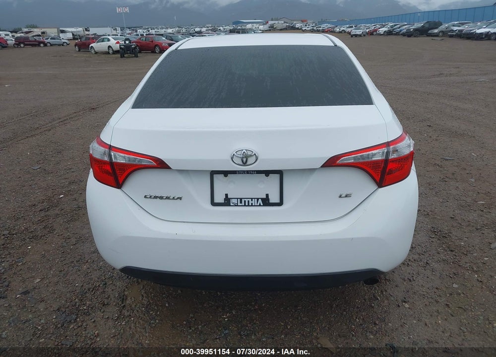 2015 TOYOTA COROLLA VIN: 2T1BURHE5FC390898