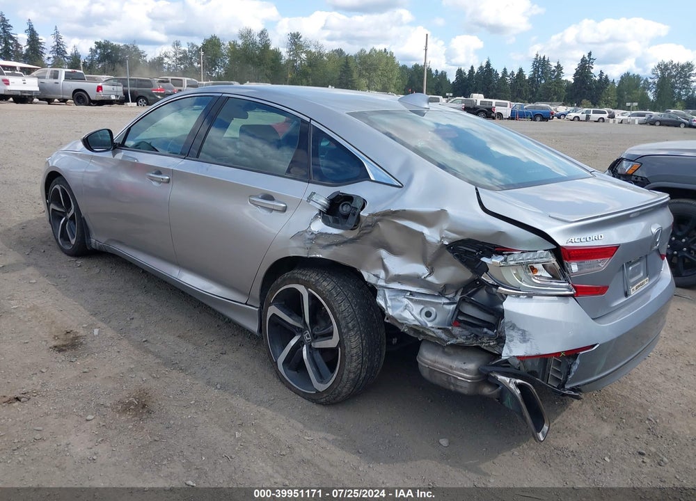 2018 HONDA ACCORD SPORT VIN: 1HGCV1F38JA031046
