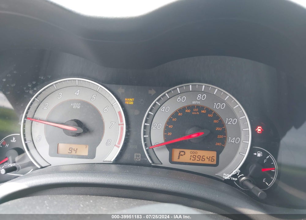 2010 TOYOTA COROLLA S VIN: 2T1BU4EE1AC340578