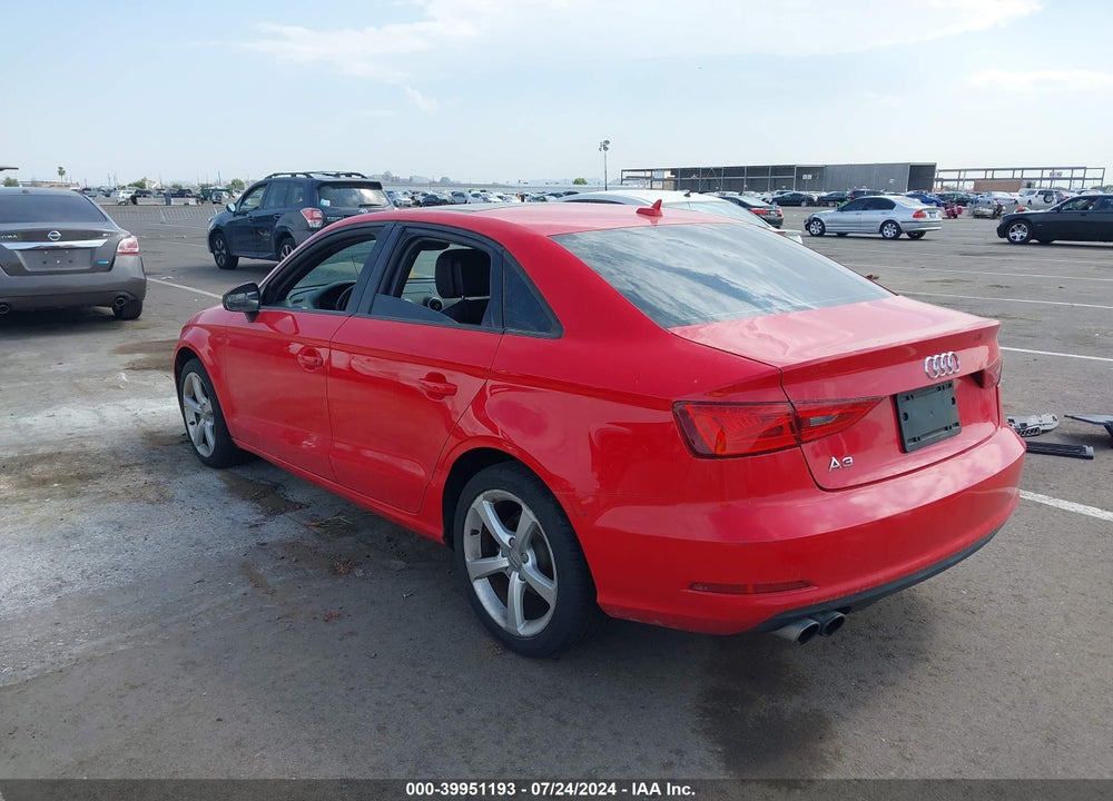 2015 AUDI A3 1.8T PREMIUM VIN: WAUACGFF6F1085121
