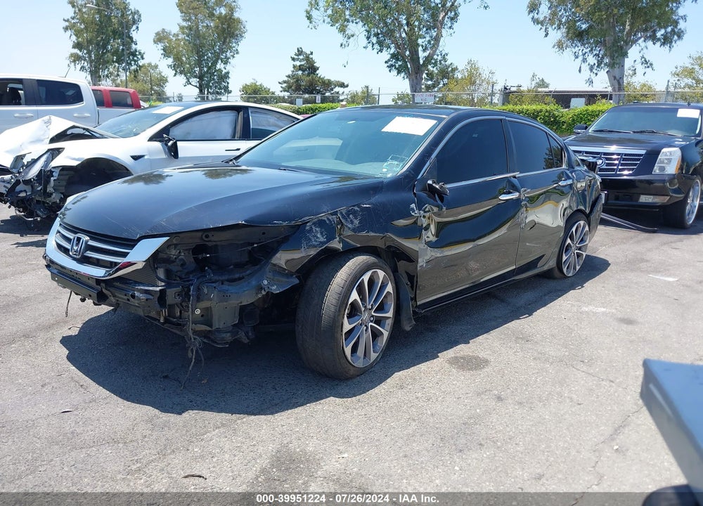 2014 HONDA ACCORD SPORT VIN: 1HGCR2F52EA306850