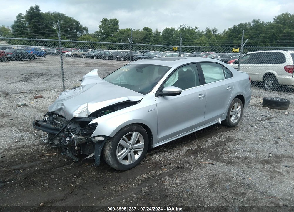 2014 VOLKSWAGEN JETTA HYBRID SEL VIN: 3VW637AJ3EM234829