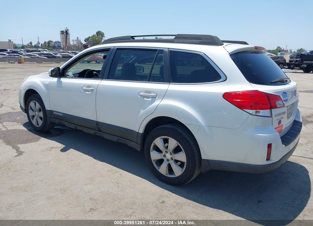 2012 SUBARU OUTBACK 2.5I PREMIUM VIN: 4S4BRBCC4C3230431