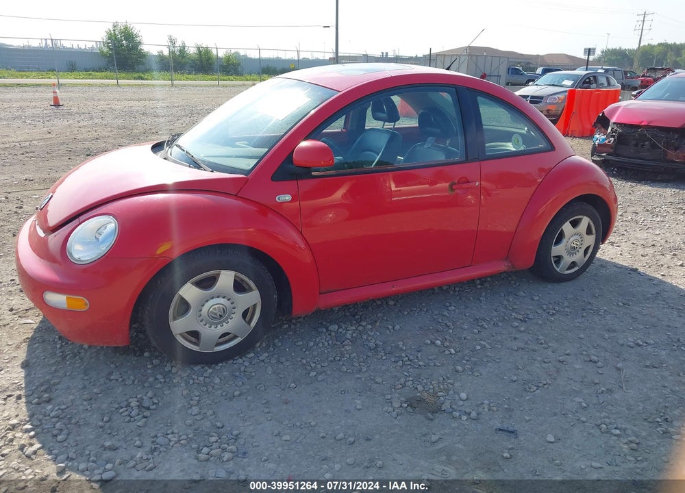 2000 VOLKSWAGEN NEW BEETLE GLS VIN: 3VWCC21C2YM458413