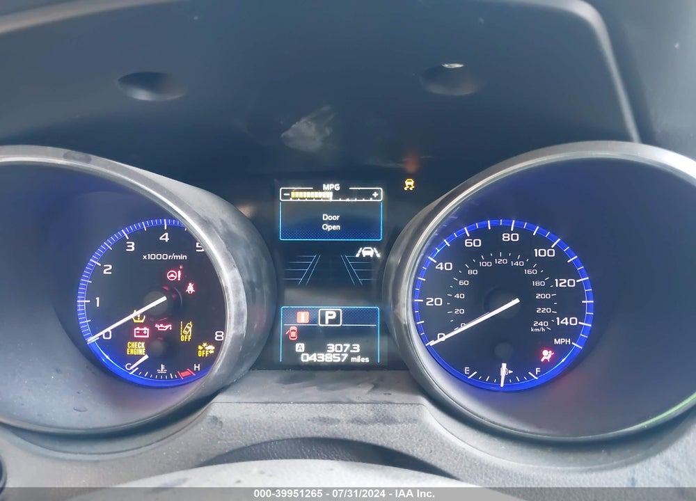 2019 SUBARU OUTBACK 2.5I PREMIUM VIN: 4S4BSAFC2K3373595