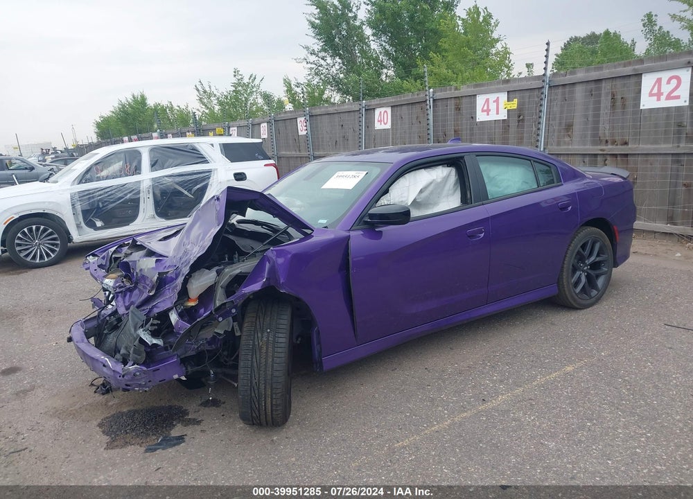 2023 DODGE CHARGER GT VIN: 2C3CDXHG2PH615851