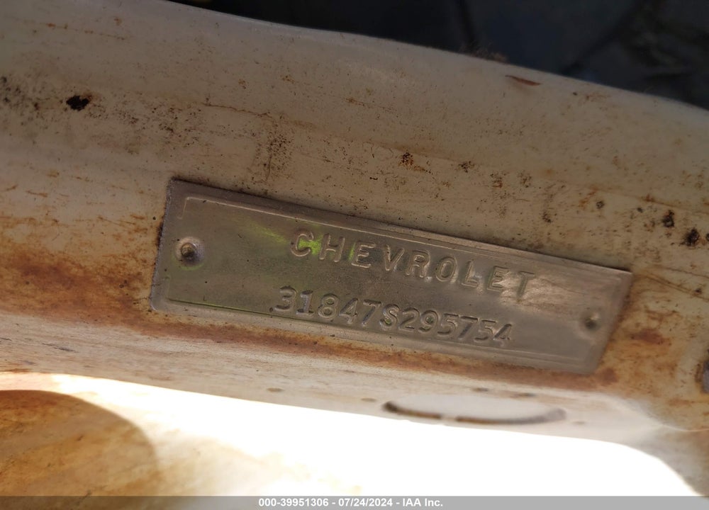 1963 CHEVROLET IMPALA VIN: 0000031847S295754
