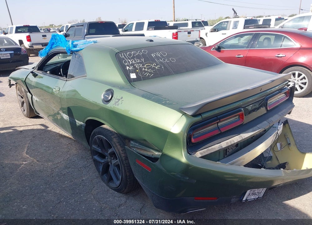 2020 DODGE CHALLENGER SXT VIN: 2C3CDZAGXLH189875