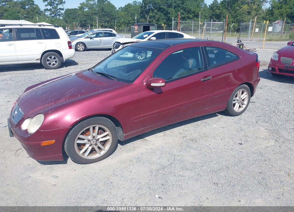 2002 MERCEDES-BENZ C 230 VIN: WDBRN47JX2A262103