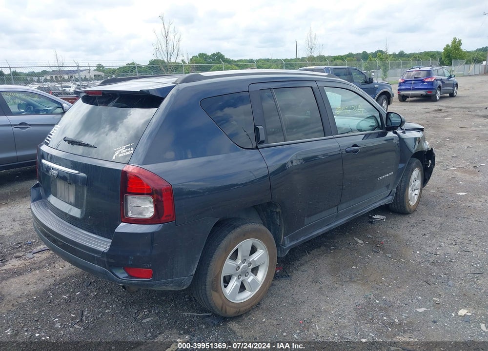 2014 JEEP COMPASS SPORT VIN: 1C4NJCBA5ED531303