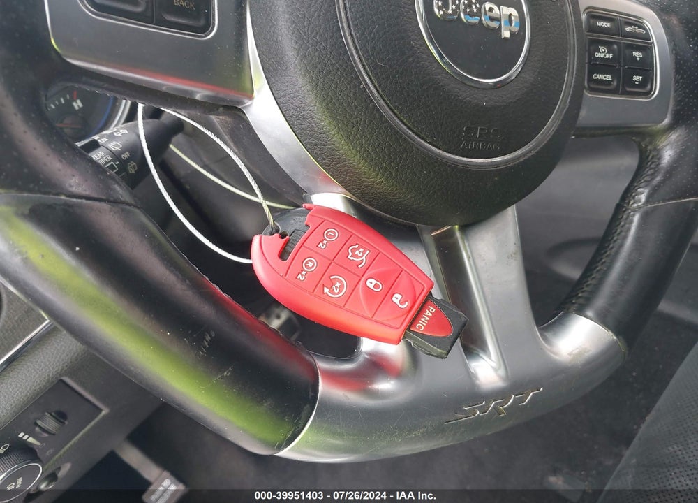 2012 JEEP GRAND CHEROKEE SRT8 VIN: 1C4RJFDJXCC158116