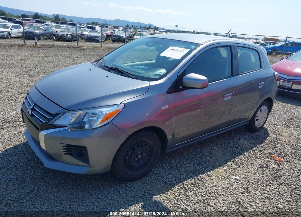 2021 MITSUBISHI MIRAGE CARBONITE EDITION/ES/LE VIN: ML32AUHJ9MH003211