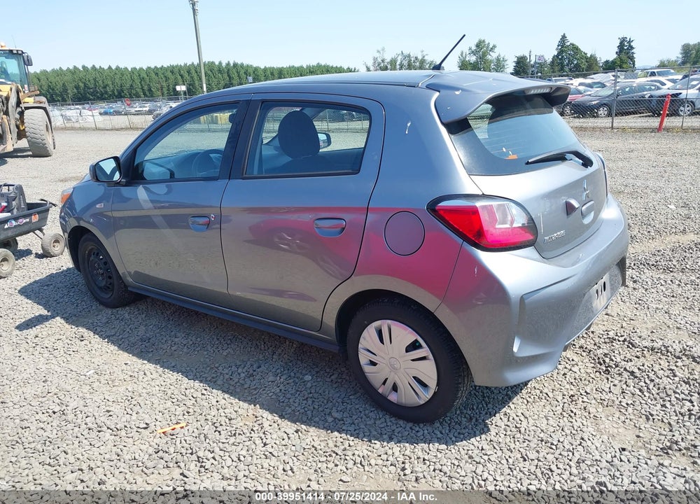 2021 MITSUBISHI MIRAGE CARBONITE EDITION/ES/LE VIN: ML32AUHJ9MH003211