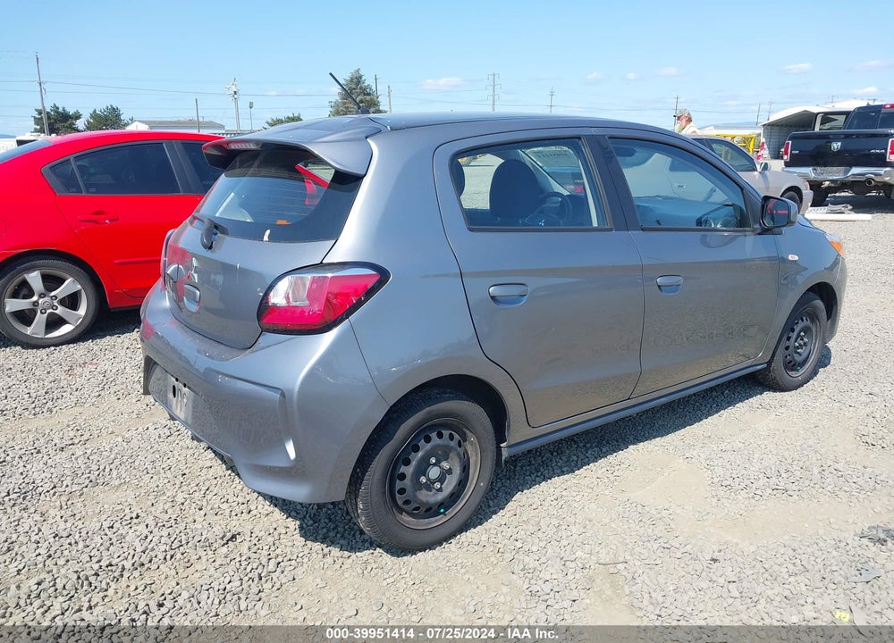 2021 MITSUBISHI MIRAGE CARBONITE EDITION/ES/LE VIN: ML32AUHJ9MH003211