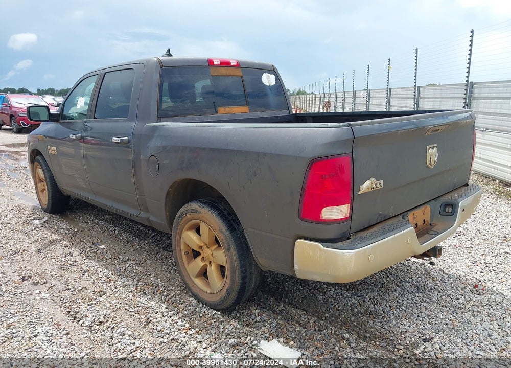 2017 RAM 1500 BIG HORN 4X2 5'7 BOX VIN: 1C6RR6LG9HS561667