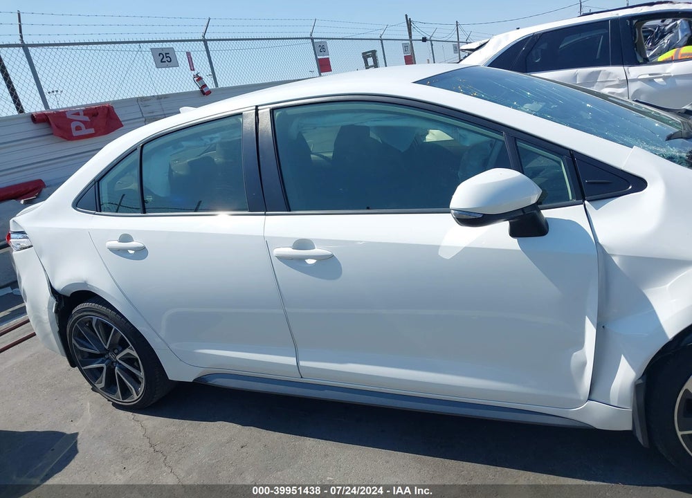 2022 TOYOTA COROLLA SE VIN: JTDS4MCE4NJ087558