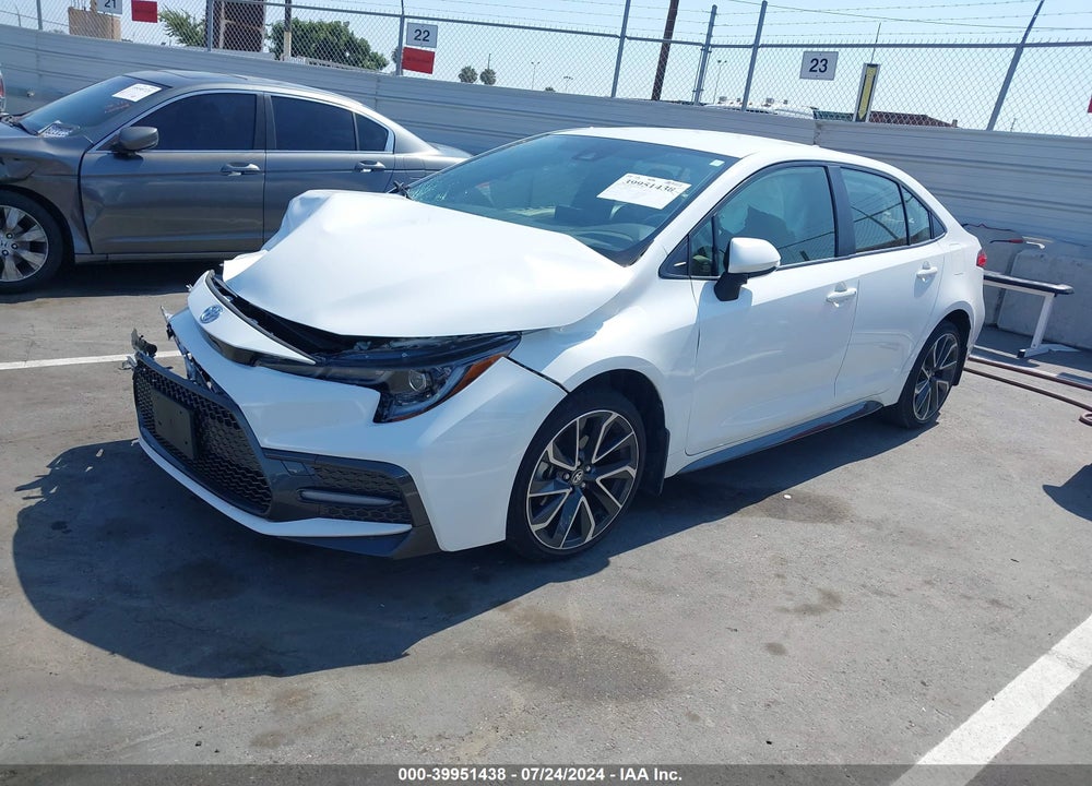 2022 TOYOTA COROLLA SE VIN: JTDS4MCE4NJ087558