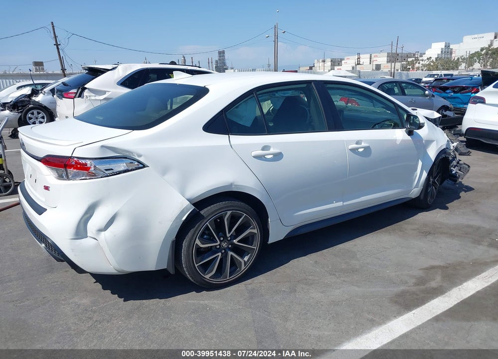2022 TOYOTA COROLLA SE VIN: JTDS4MCE4NJ087558